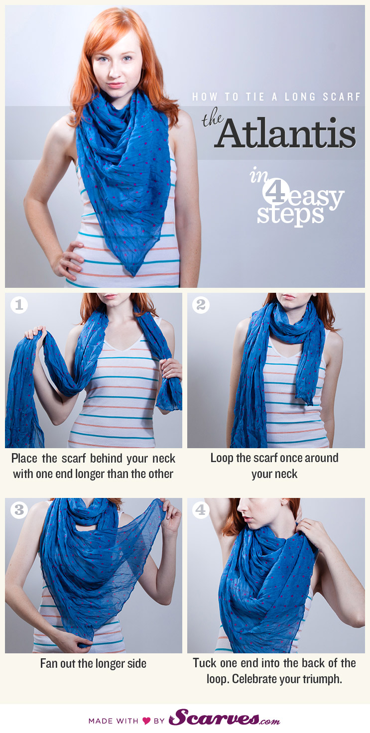 How To Tie A Scarf from Scarves.com