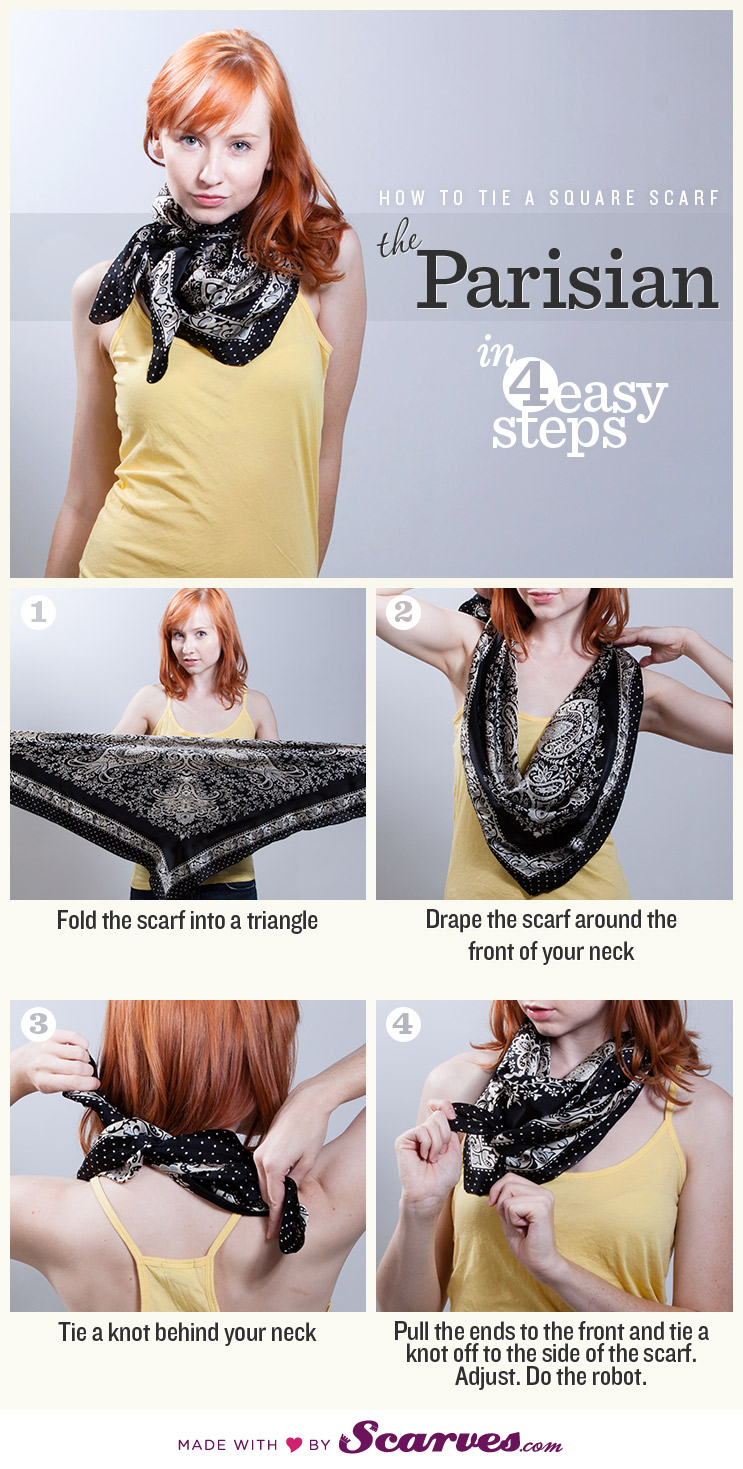 How To Tie A Scarf from Scarves.com