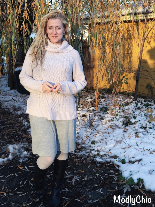 gray-dress-pink-sweater1