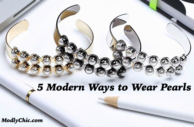 5 ways to wear pearls