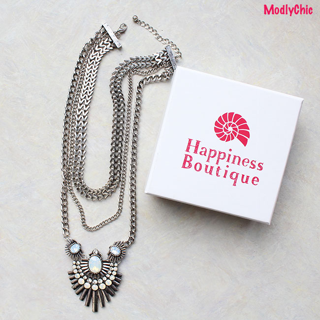 art deco statement necklace from Happiness Boutique