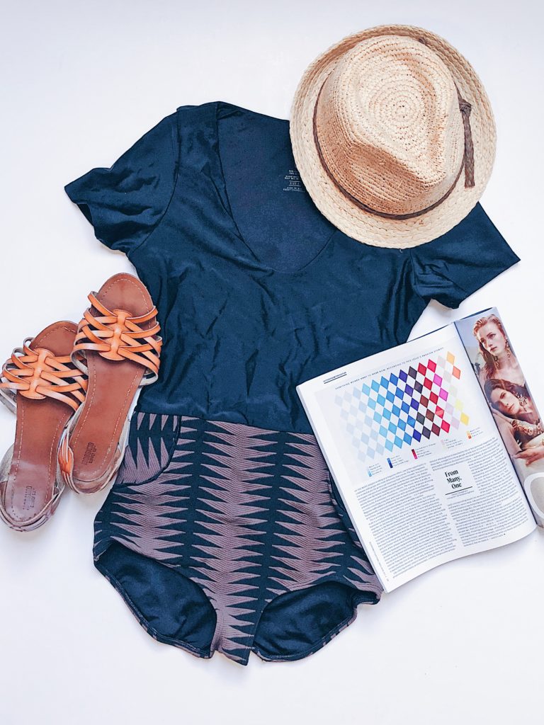 black one piece swimsuit